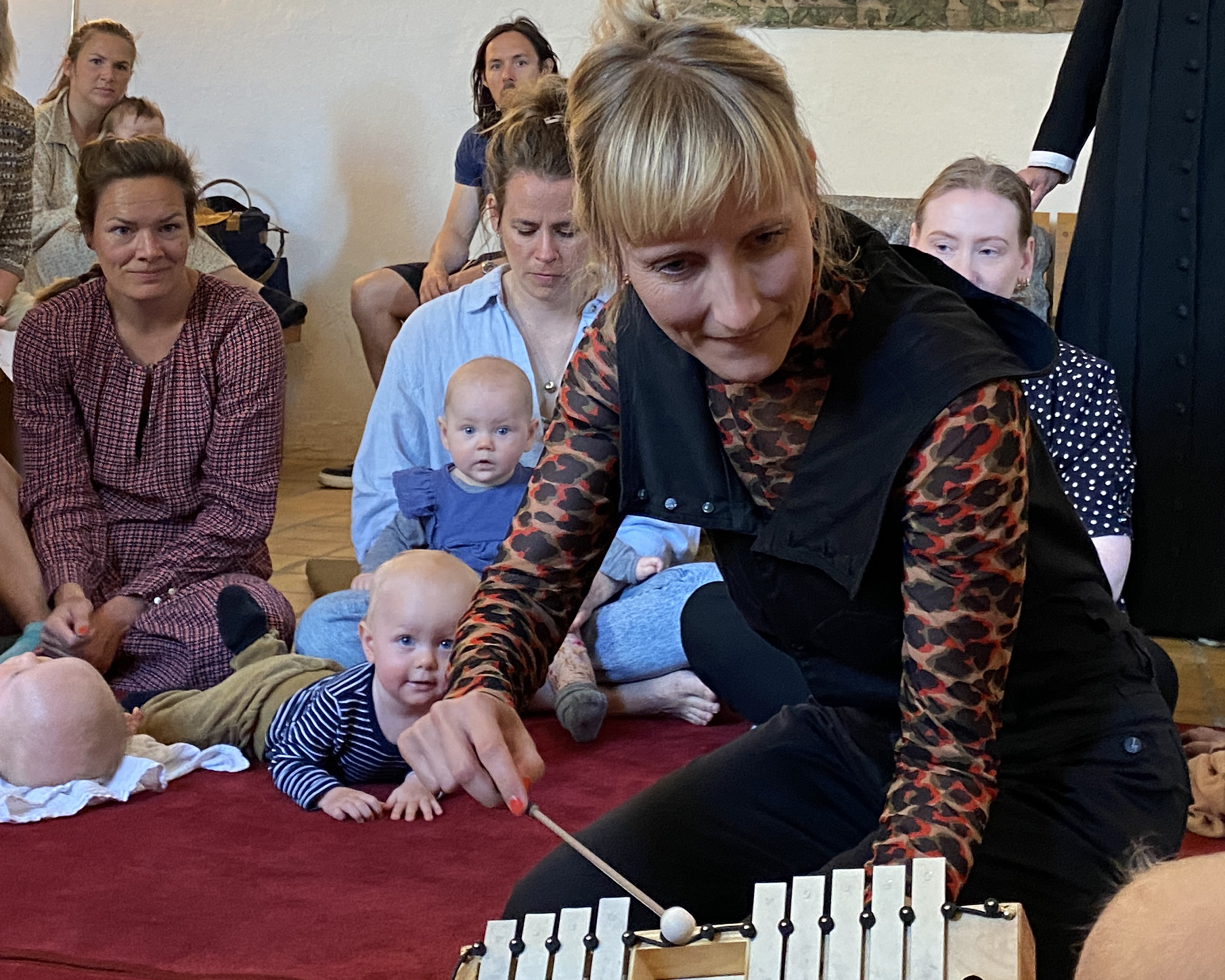 Therese Fabricius, leder af babysalmesang